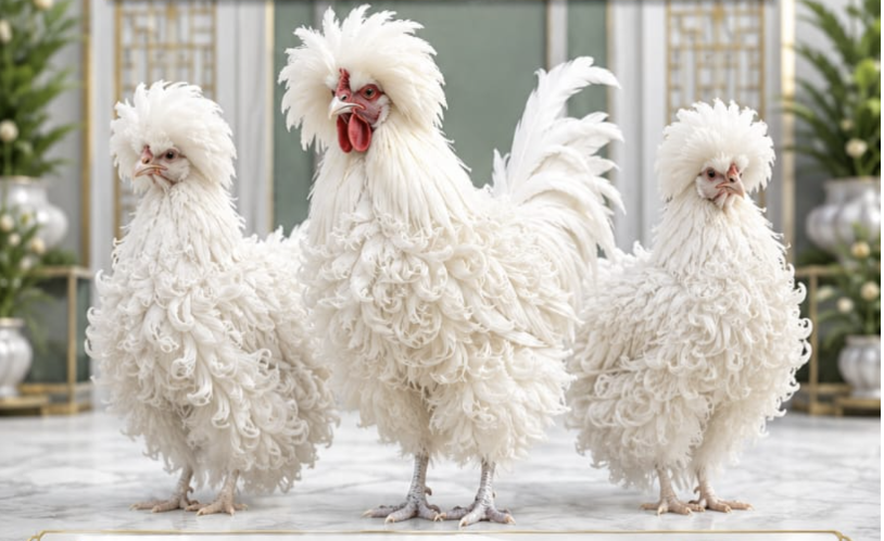 White Frizzle Polish (3 Months)